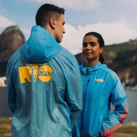 Jaqueta personalizada foi uma das apostas da Adidas neste Maratona do Rio