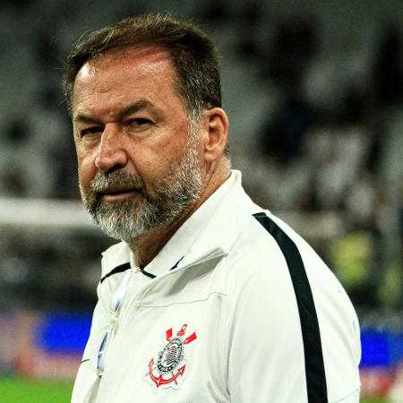 Augusto Melo, presidente do Corinthians, durante jogo contra o Bahia pelo Brasileirão