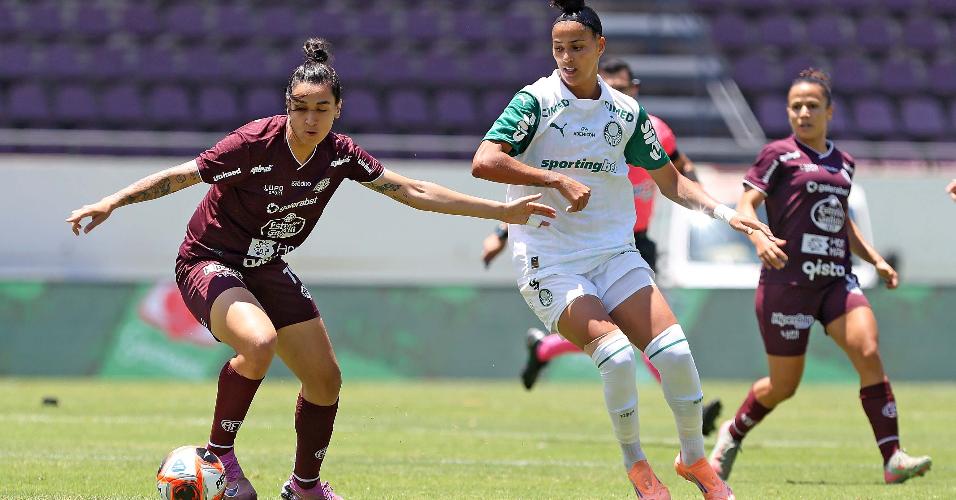 O Palmeiras derrotou a Ferroviária na ida da semi do Paulistão Feminino