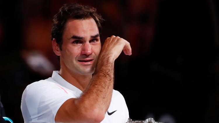 Federer chorando - Michael Dodge/Getty Images - Michael Dodge/Getty Images