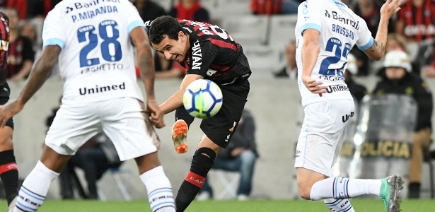 Pablo marcou golaço contra o Grêmio: confiança resgatada - Miguel Locatelli/Atlético-PR