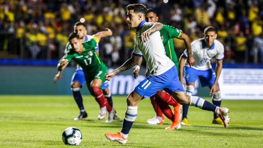 Partida Brasil 3 x 0 Bolívia na abertura da Copa América foi a que mais atraiu interesse do público até aqui - Lucas Lima/UOL