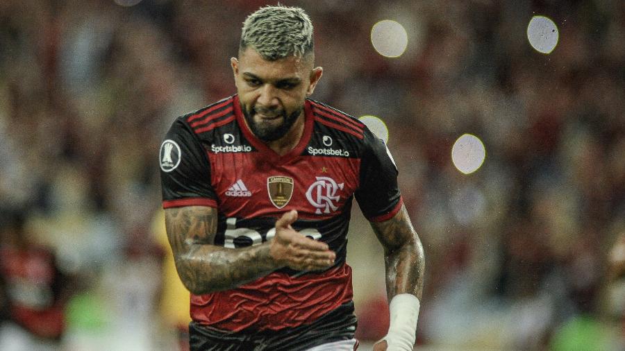 Gabigol faz o segundo do Flamengo contra o Barcelona pela Libertadores, que continua sendo disputada - Allan Carvalho/AGIF
