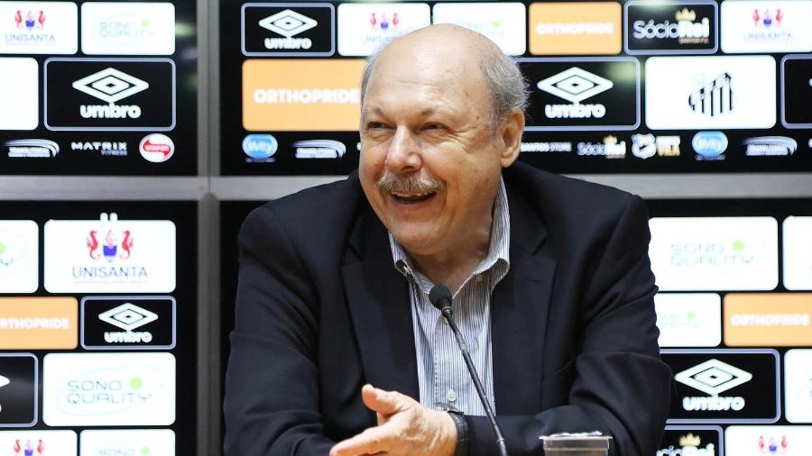 José Carlos Peres, presidente do Santos - Pedro Ernesto Guerra Azevedo/Santos FC