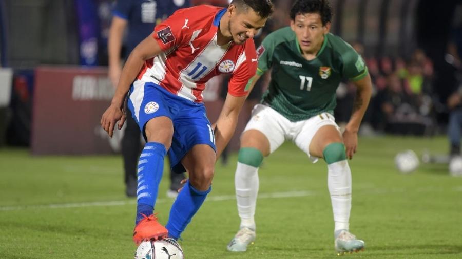 Paraguai e Bolívia empatam por 2 a 2 pelas Eliminatórias para a Copa do Mundo de 2022 - Christian Alvarenga/Getty Images