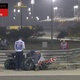 Carro de Romain Grosjean após acidente no GP do Bahrein - Reprodução/TV Globo