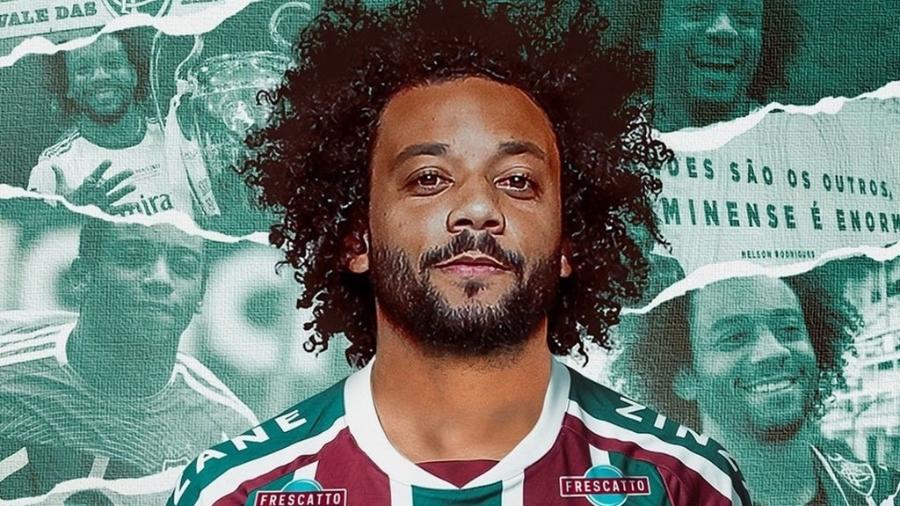 Marcelo foi anunciado pelo Fluminense como reforço para a temporada - Reprodução