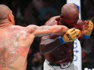 Rountree mostra rosto 'remendado' dois dias após luta contra Poatan no UFC