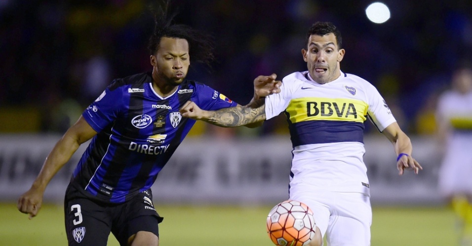 Arturo Mina foi o responsável pela marcação de Carlitos Tévez, no confronto Del Valle x Boca Juniors