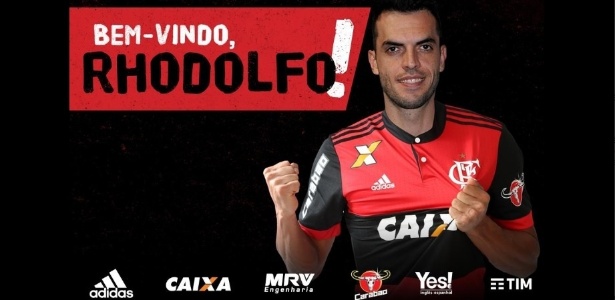 O Flamengo confirmou a contratação do zagueiro Rhodolfo na noite deste domingo (11) - Divulgação Flamengo