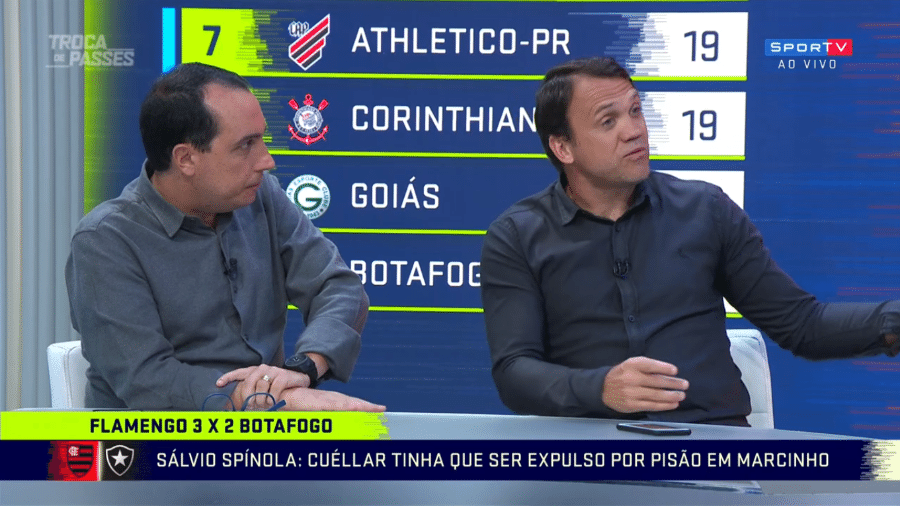 Petkovic durante programa do Sportv - Divulgação