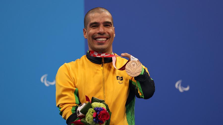 Daniel Dias se despediu da natação com três medalhas de bronze nas Paralimpíadas 2020 - Naomi Baker/Getty Images