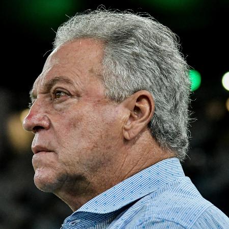 Abel Braga, ex-técnico do Fluminense, durante partida contra o Vila Nova