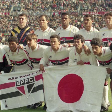 Time posado do São Paulo, campeão mundial em 1993 - FÁBIO M. SALLES / AE