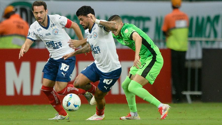 Cauly em ação durante jogo entre Bahia e Atlético Nacional pela Libertadores Cauly em ação durante jogo entre Bahia e Atlético Nacional pela Libertadores