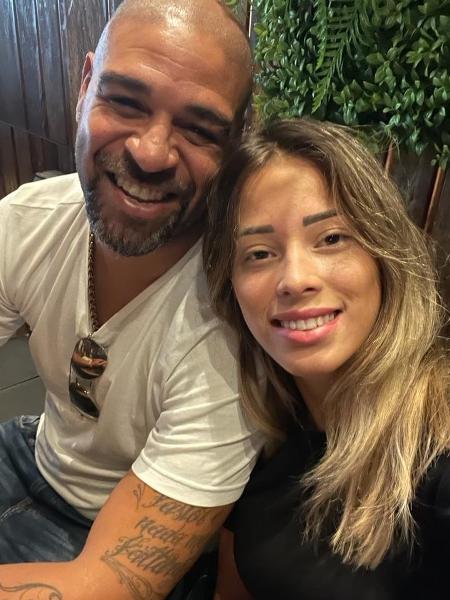 Adriano Imperador e Micaela Mesquita - Reprodução/Instagram