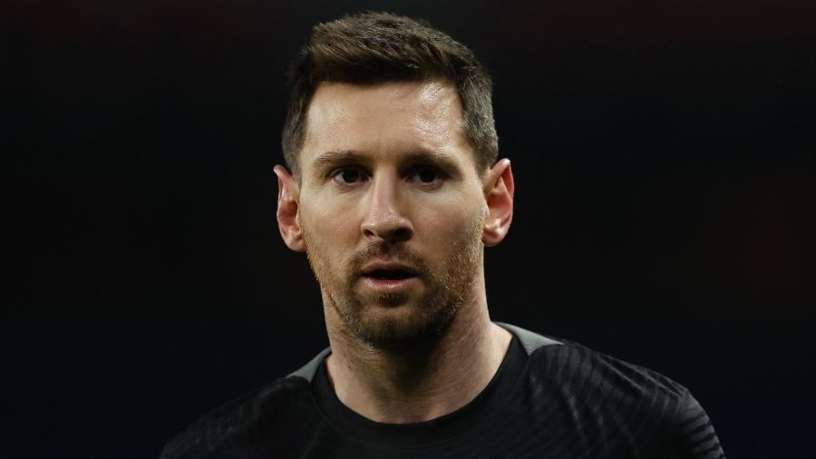 Lionel Messi, do PSG, em ação na partida contra o Nice; argentino foi bastante marcado e não conseguiu se destacar - Benoit Tessier/Reuters