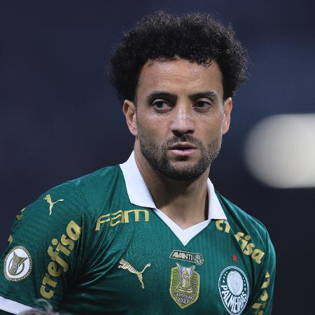 Felipe Anderson, do Palmeiras, durante partida contra o Cruzeiro no Allianz Parque