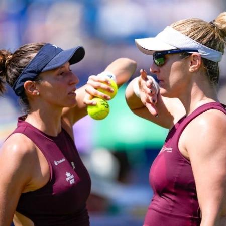 Tênis: Luisa Stefani e a parceira Gabriela Dabrowski