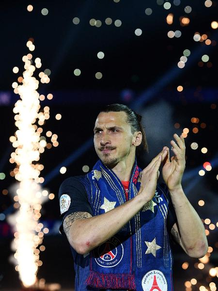 Ibrahimovic jogou no PSG entre 2012 e 2016. - FRANCK FIFE/AFP