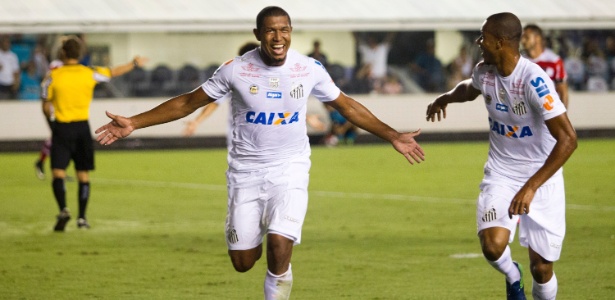 Rodrigão pelo Santos: atacante irá defender o Coritiba nesta temporada - FLAVIO HOPP/RAW IMAGE/ESTADÃO CONTEÚDO