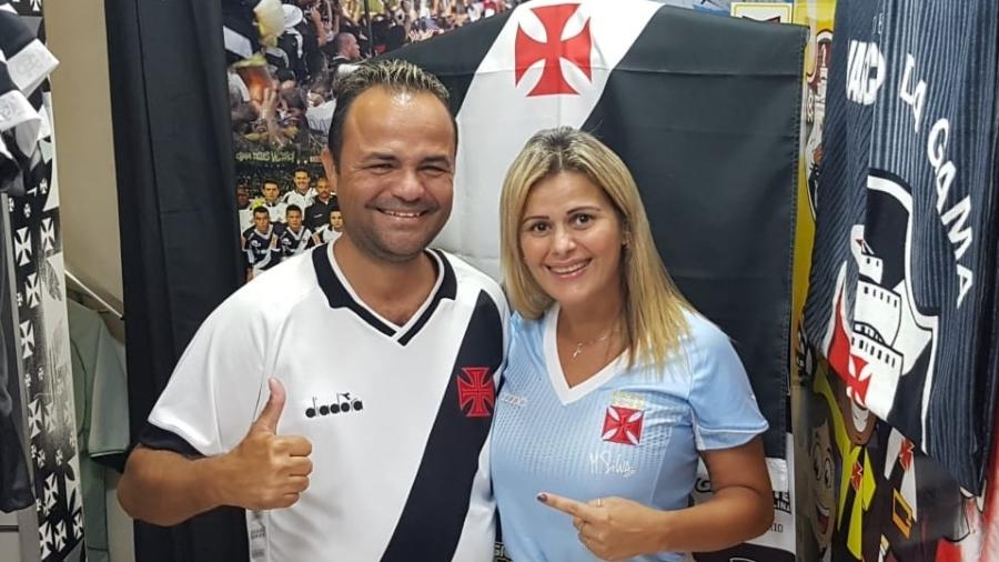 Taxista Gilmar Silva é presenteado por torcedora do Vasco com camisa oficial - Arquivo Pessoal