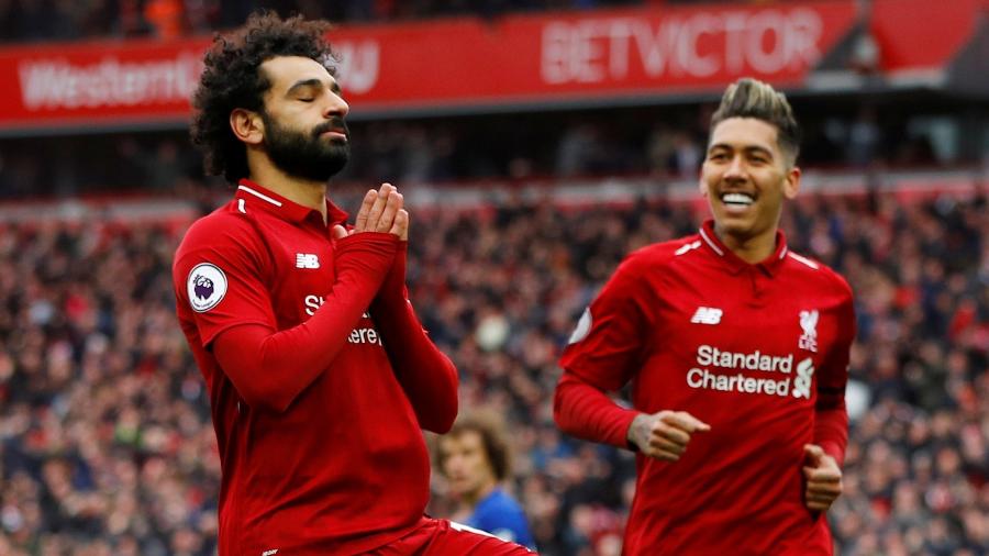 Salah marcou o segundo gol do Liverpool - Phil Noble/Reuters