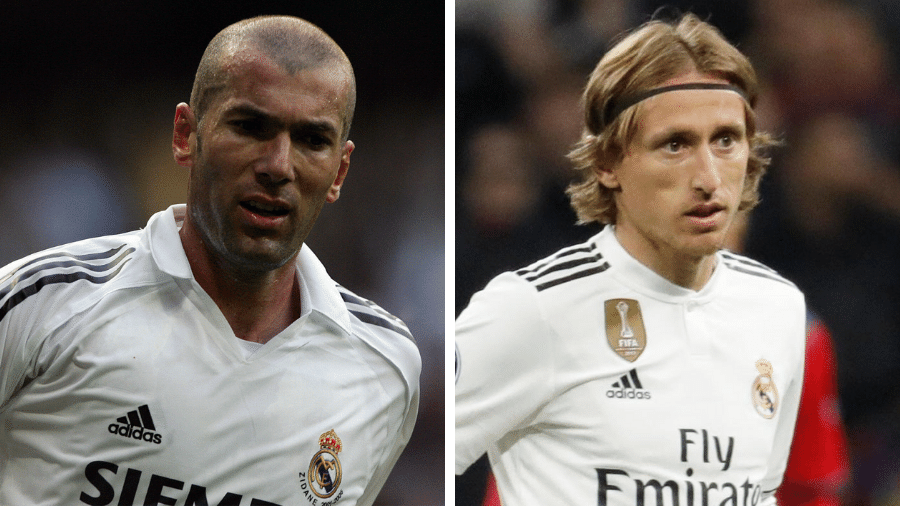 Zidane e Modric: maestros do meio-campo do Real Madrid - Reuters