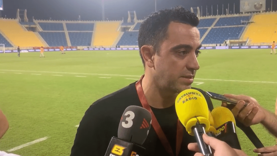 Xavi reforçou desejo de assumir o Barcelona após a saída de Ronald Koeman - Reprodução