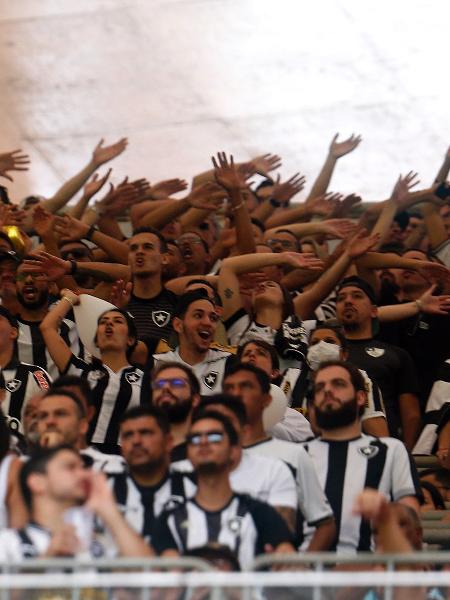 Torcida do Botafogo no clássico diante do Flamengo pelo Brasileirão de 2022 - Vítor Silva/Botafogo