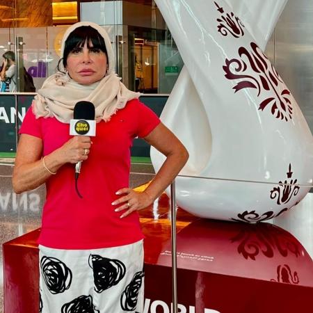 Gretchen cobre a Copa do Mundo do Qatar pelo "Choquei" - Reprodução/Instagram