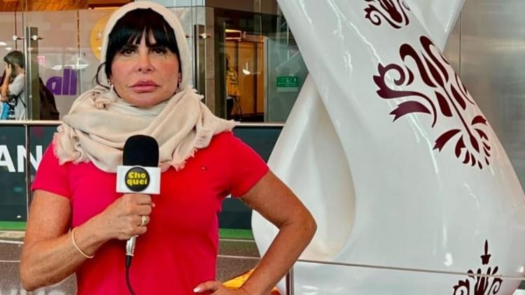 Gretchen cobre a Copa do Mundo do Qatar pelo Choquei