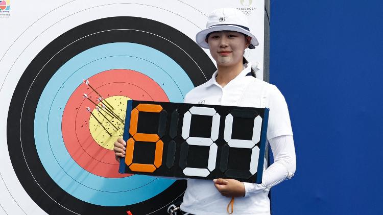 A sul-coreana Sihyeon Lim bateu o recorde mundial do tiro com arco feminino