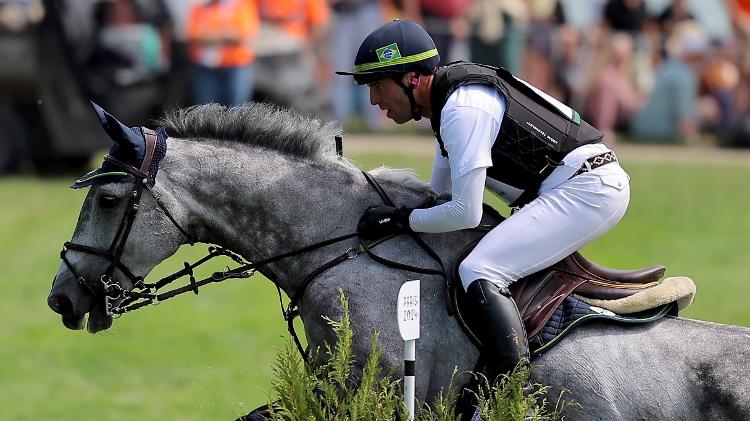 Marcio Carvalho Jorge, do hipismo brasileiro, durante Olimpíadas de 2024, em Paris