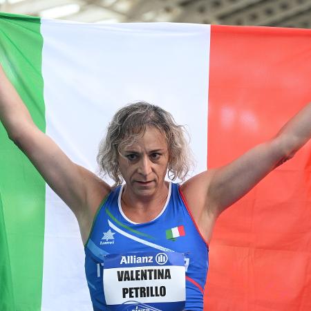 Valentina Petrillo, que disputará as Paralimpíadas de Paris, durante o mundial de Atletismo Paralímpico