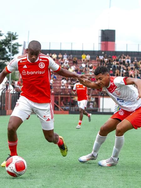 Inter e América-SE durante jogo da primeira fase da Copinha - Rafaela Frison/Internacional