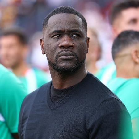Emerse Faé, téncico da Costa do Marfim, durante partida contra a Alemanha na Copa do Mundo