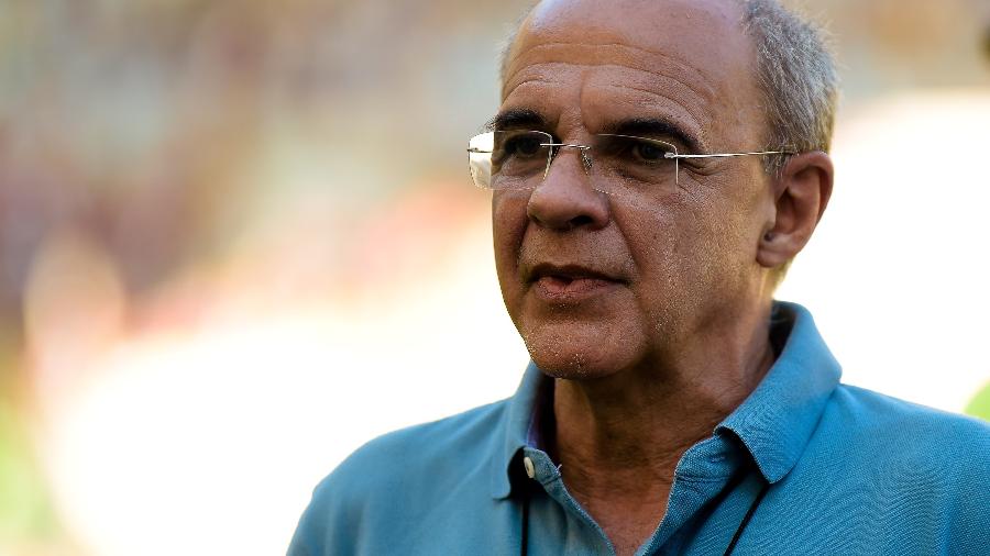 Eduardo Bandeira de Mello, presidente do Flamengo, comparece a jogo do Brasileirão - Thiago Ribeiro/AGIF