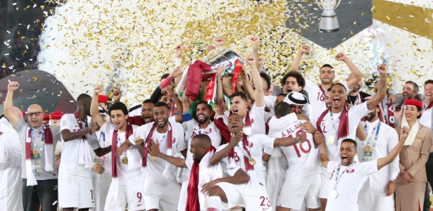 Qatar se impôs diante dos japoneses e conquistou a Copa da Ásia - Suhaib Salem/Reuters
