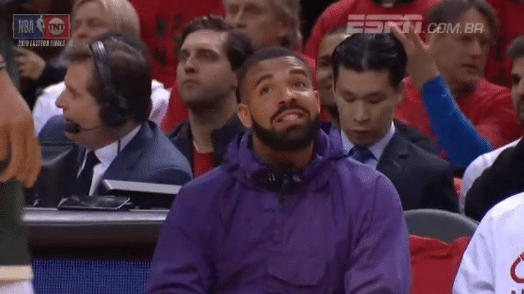 Drake provoca Antetokounmpo após o grego ser ejetado do Jogo 3 - Reprodução/ESPN - Reprodução/ESPN
