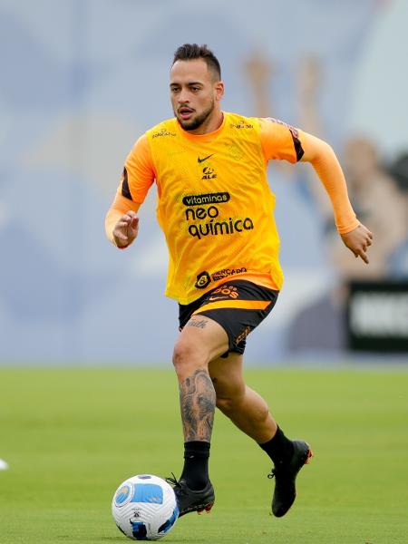 Maycon durante treinamento do Corinthians, no CT Joaquim Grava - Rodrigo Coca/Agência Corinthians