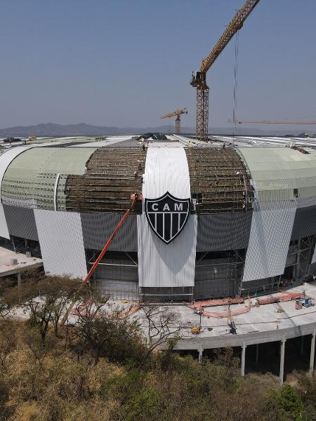 Arena MRV está na reta final das obras e tem previsão de estar 100% concluída em dezembro - Arthur William/Agência Espacial Comunicação