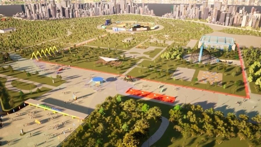 O Parque Villa-Lobos se tornará Parque Villa Olímpica durante os Jogos de Paris, em 2024 - COB