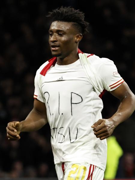 Mohammed Kudus, do Ajax, marcou um gol e homenageou Christian Atsu - ANP/ANP via Getty Images