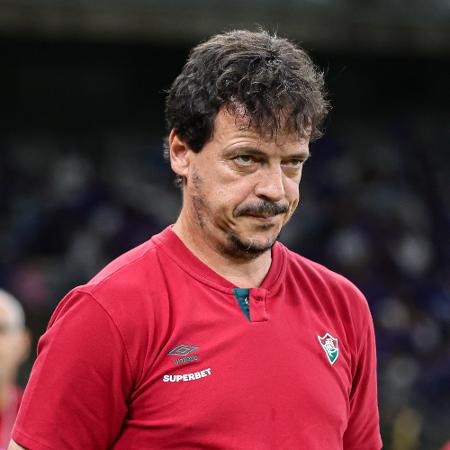 Fernando Diniz, técnico do Fluminense, durante jogo contra o Cruzeiro, pelo Campeonato Brasileiro