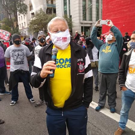 Boulos e Malfitani (foto) se conheceram nas arquibancadas do Pacaembu, durante um jogo do Corinthians, décadas atrás. - Adriano Wilkson/UOL