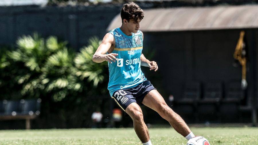 Gabriel Pirani em treino do Santos - Ivan Storti/Santos FC