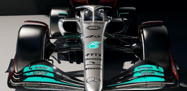 Mercedes voltou a usar o prateado no carro de 2022 da Fórmula 1