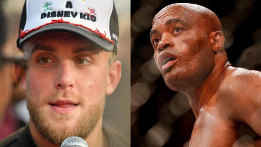 Jake Paul e Anderson Silva - Reprodução/Getty Images