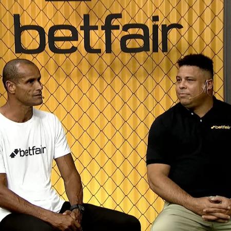 Rivaldo e Ronaldo, embaixadores da plataforma Betfair